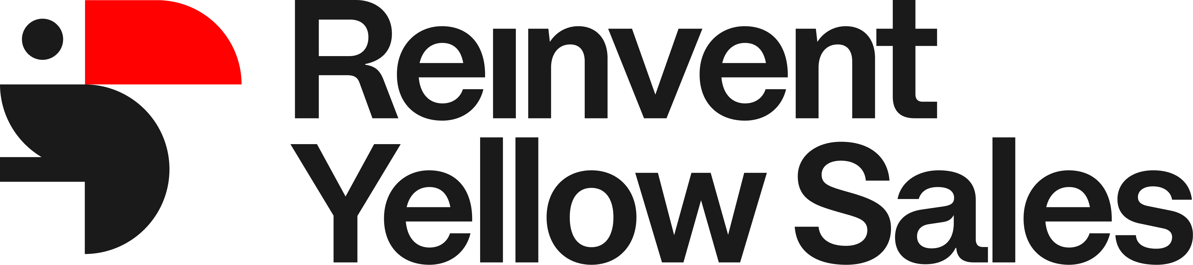 Reinvent Yellow Sales Logo