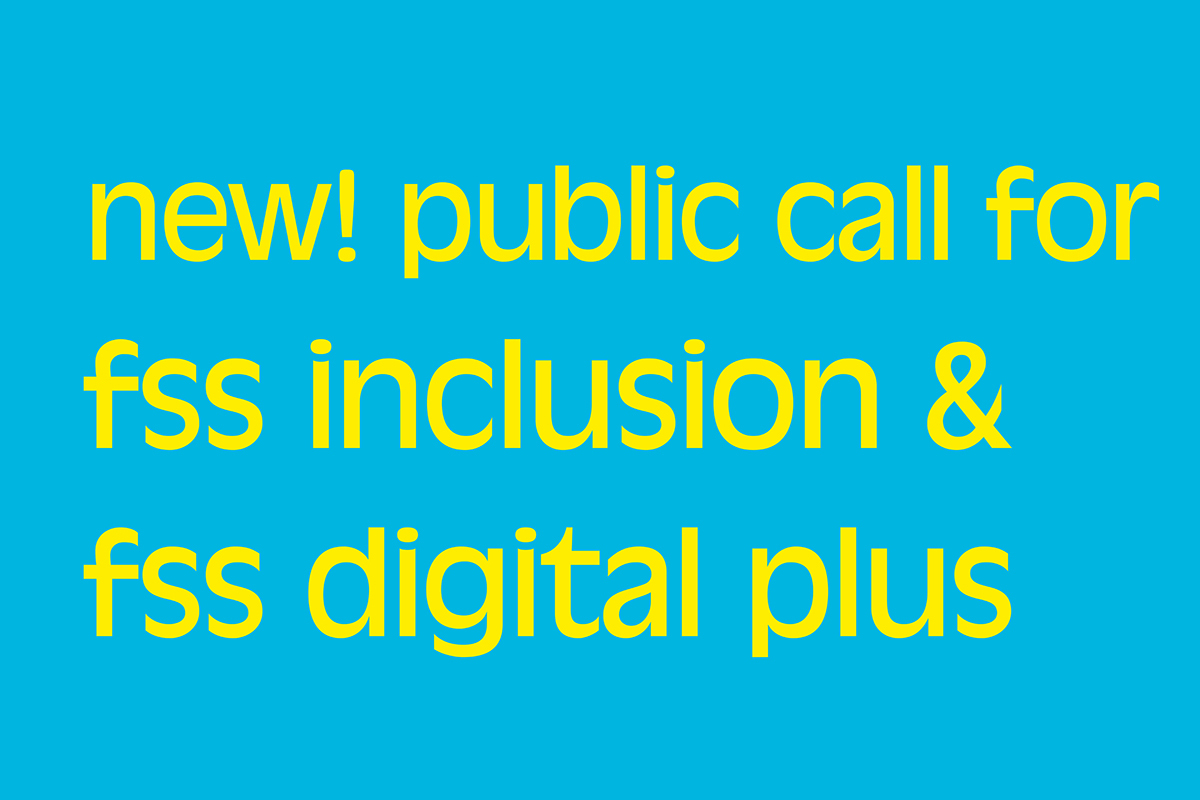 Press public call fss inclusion and digital plus 2022
